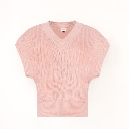 Women's vest minaku, powder color, size 46-6