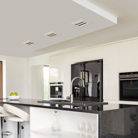 Luminous LED built -in Elektrostandard, Tekki, 186x148x80 mm, 20W, LED, 1300LM, 4200K, white color-1
