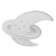 Luer with DPD "Month" LED 145W 3000-6000K Dimmer white 50x50x8 cm Bayerlux
