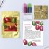 A set for decorating eggs with liquid dyes "Coining", 11 x16 cm.