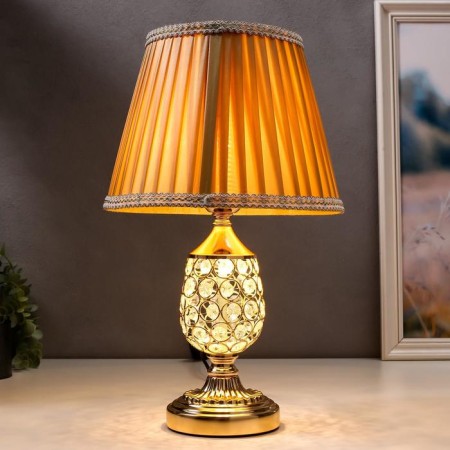 Table lamp 16433/1GD E27 40W gold 25x25x41 cm Risalux-1