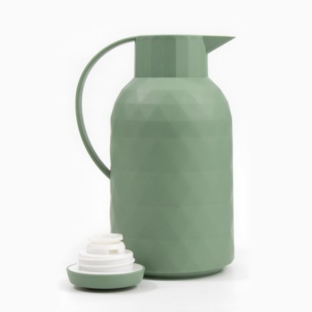 Thermos-coffeery, 1.5 l, retains heat 24 hours, glass flask, green-1