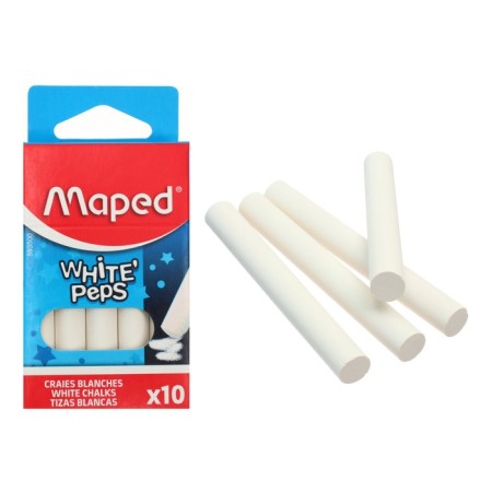 Loves White Maped White’Peps, 10 pieces in the set, round, special formula "without dirt"-1