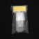 Lobe glass clamp, 7.5x4 cm, transparent