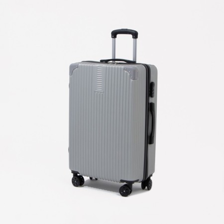 Bolshoi suitcase 26 ", code castle, silver color