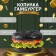 Piggy bank "Black Burger" height 7.5 cm, D-13 cm