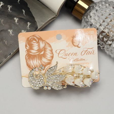 Hair hairpin "Lorelei" Firebird, 9 cm-2
