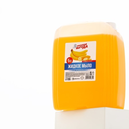 Liquid kitchen soap, 5 l (5000 ml), banana aroma, Russian benefit