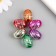 Busina for creativity plastic "Oval" MIX Metallic 1.4x1.7x2.4 cm