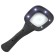 Lupa with a handle and backlight VEBER 600558, 3X, 52X52 mm, 6 LEDs