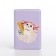 Cover for travel ticket, lilac color