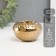Ceramics Climber for 1 candle "rain drops on the ball" d = 4 cm gold 8x8x5 cm