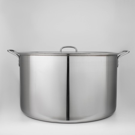 Boiler "General catering", 50 l, d = 50 cm, h = 26 cm, metal lid, dumpled handles