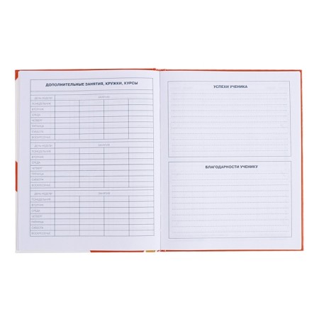 Diary for grades 1-4, hard cover "Fluffy cats", glossy lamination, block 60g/m²-7