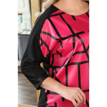 Female costume: jumper, trousers, size 50, color fuchsia-16