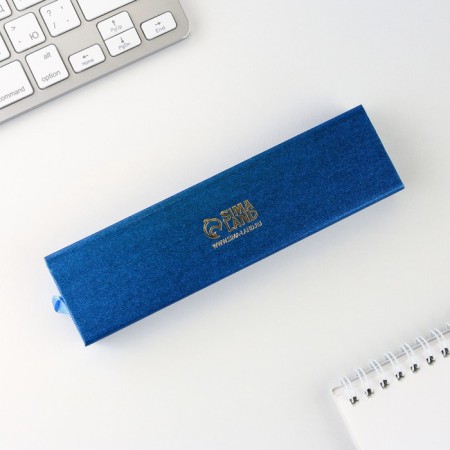 Pen in the case “Happy Defender of the Fatherland Day”, metal, 1.0 mm, blue paste-5