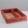 Wooden Kashpo 25.5 × 20 × 5 cm "Beloved Grandma", Red