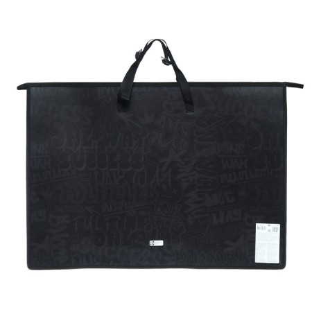 Folder for drawings and drawings A2, 650 x 470 x 110 mm, with handles, plastic, zipper from above, Phoenix "Punk"-2