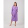 Women's bathrobe, with a shack, size 48-50, lilac color