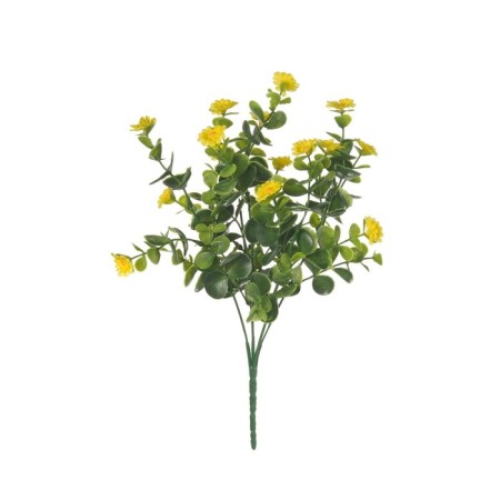 Artificial flower "field", height 30 cm, yellow color