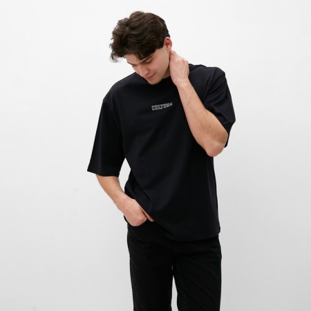Men's T -shirt MIST CULTURA, size 50, black-2