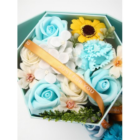 Three -level soapy composition turquoise-4