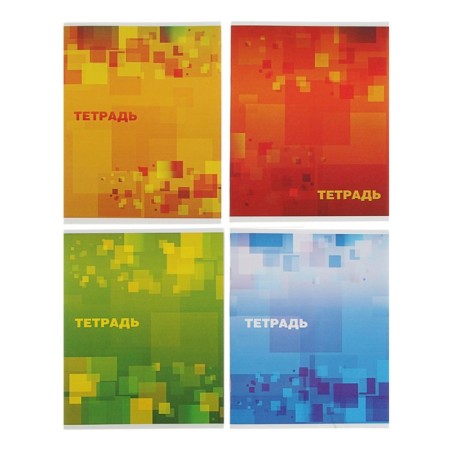 Notebook of 48 sheets in Calligrata Graphics, cover covered paper, block No. 2, whiteness 75% (gray sheets), mix
