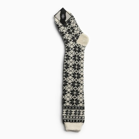 Female woolen woolen “snowflakes”, white color, size 23-2