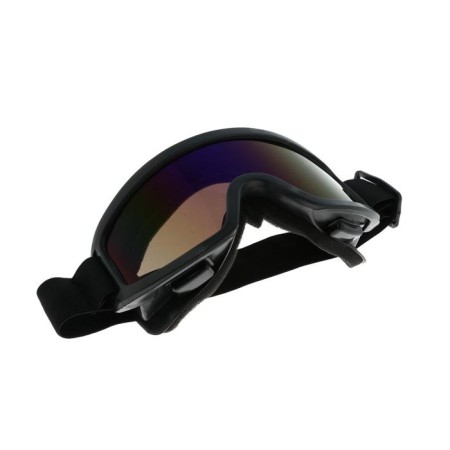 Glass-mask for motorcycle driving, glass blue, black color-2