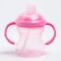Drunker - children's impotance with a soft nose, 240 ml., With handles, pink color