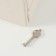 Casket to the leatherette for jewelry "screw" milk 22x17x18 cm