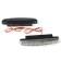Daily running lights KS, KS-008-2, 8 LED, chrome, wires, 158x36x18 mm, set 2 pcs