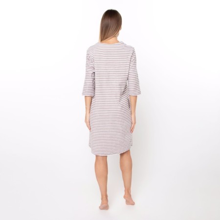Women's robe, coffee color, size 54-6