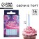 Candles for the cake, blue, 16 pcs., 5 x 6.5 cm.