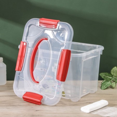 Economic storage box "Pharmacy", 5.5 l, drawing mix-6