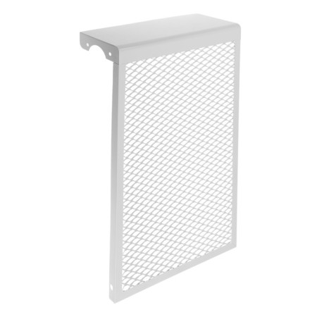 The screen for the cast -iron radiator "Vento" 4MER, 390x610x142 mm, 4 sections, metal, white