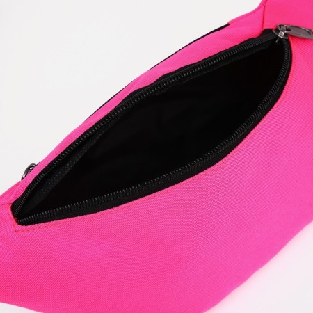 Lightning waist bag, outer pocket, pink color-4