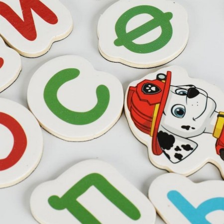 Wooden toy "Puppy Patrol" Magnetic board "Letters"-3