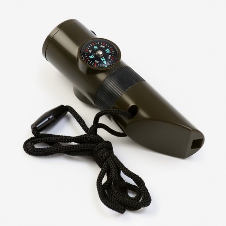 Compass "scout", with a whistle and a flashlight