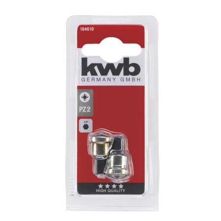 Bit with a KWB, PZ2 limiter, TQ60 steel, 25 mm, 2 pcs-1