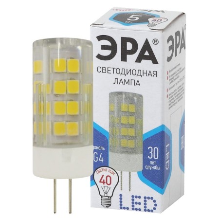 LED LED era Standard "capsule", 5 watts, G4, 400 lm, 4000k, glow of white