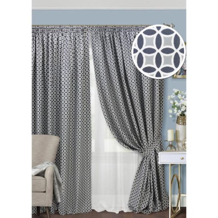 Set of curtains on braid LubaWA, size 400x270 cm, tulle - 450x270 cm