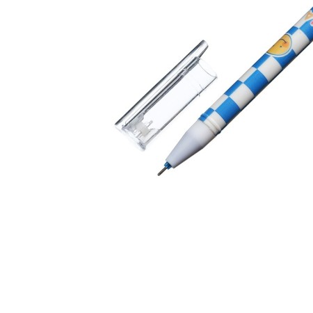 Gel handle with erased ink Calligrata, 0.38mm, blue rod, Bear case, mix-3