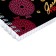 A notebook of 96 sheets in a cage on the crest "Precious fruits", covered cardboard, matte lamination, 3D foil, block 65, 4V, mix