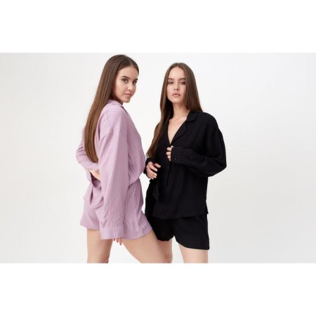 Pajamas (shorts, jacket) KAFTAN, Black, p. 48-50-6