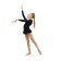 A swimsuit for gymnastics and dancing Grace Dance, p. 30, black color