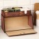 Bread a wooden bread with a stand under the spices "Paris", 35.6 x 20.4 x 24.8 cm, wenge