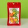 SIP-LOK package with a window, with euroslot, red, 7.5 x 13 cm