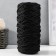 Knitting cord 100% polyester, width 5 mm 100m (black)