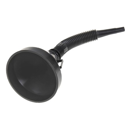 Funnel for fuels and lubricants with a grid, diameter 130 mm, height 360 mm, removable flexible nose